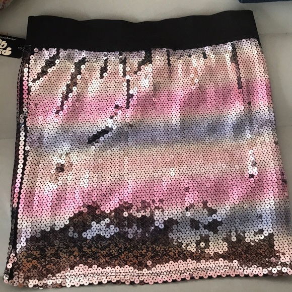 NWT planet gold mini skirt - Picture 3 of 3